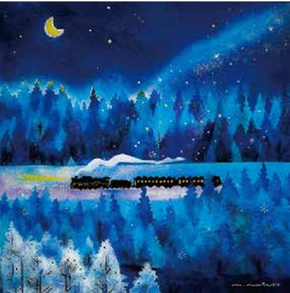 「Midnight Train」　S4　ガラス絵