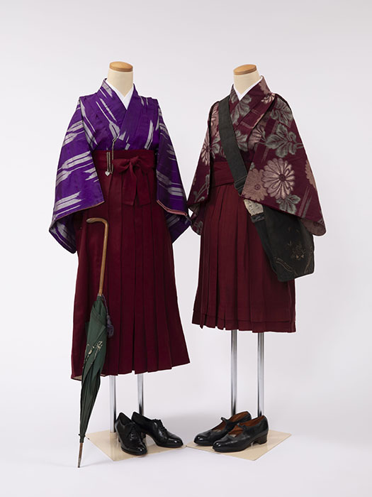 大正末~昭和初期頃の女学生の装い