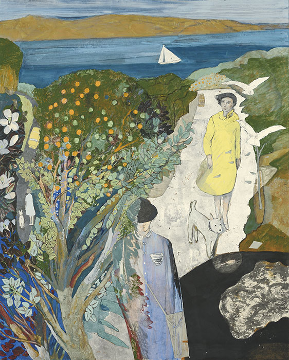 《去り行く夏の想い》2018年　作家蔵