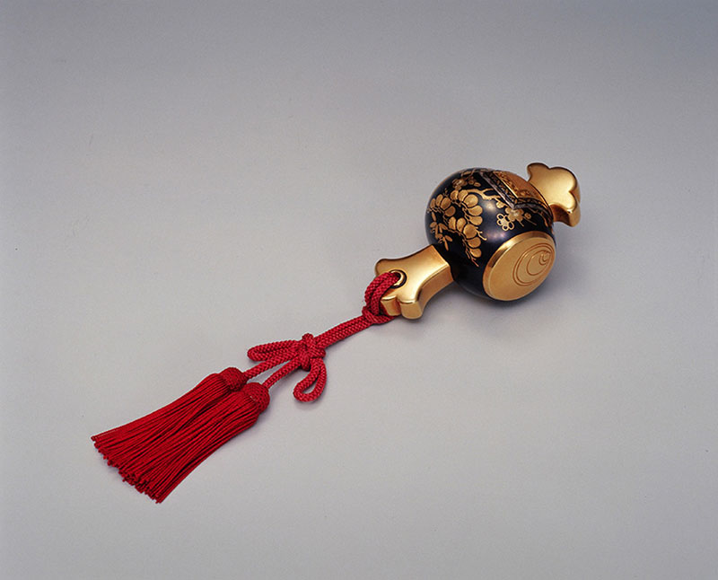 初代 山川孝次《小槌熨斗押》明治時代 (19世紀)