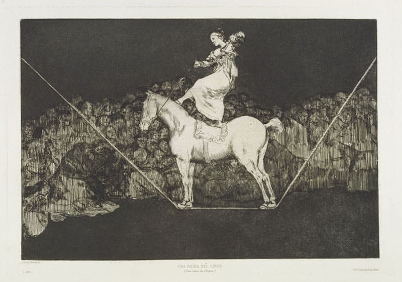 《20番 几帳面の妄》1815-19年／1877年（初版）エッチング、アクアチント