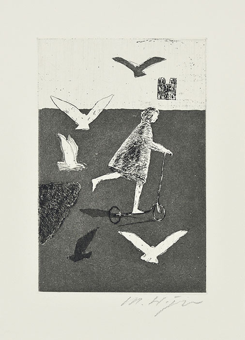 《颸風に寄す》2018年　作家蔵