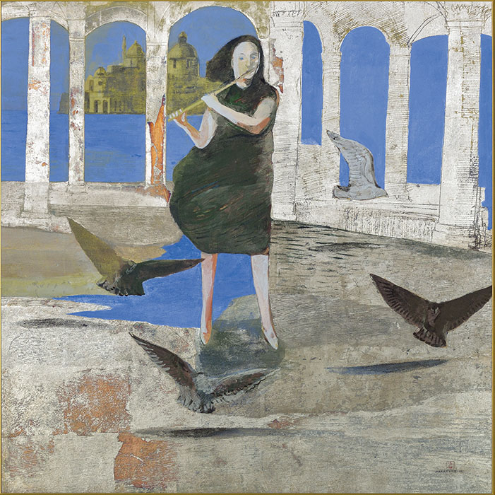 《ベニスの風（風に寄せて）》1986年　個人蔵