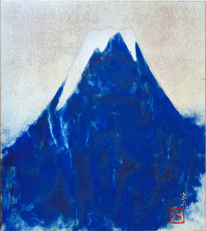 前田青邨「青富士」 Seison Maeda ‘Mt.Fuji, summer’