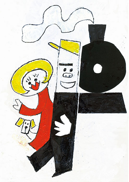 ジャーニー、ダイヤ、トランク(「ハッチポッチステーション」より)2024
©Ryuji Fujieda