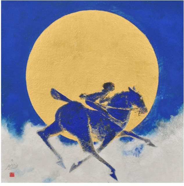 「月下の風華」
3,630,000円(税込)
技法 :日本画
サイズ:S10号