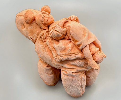 パンジー

H20.6 × W12 ×D26cm

テラコッタ、水干絵具