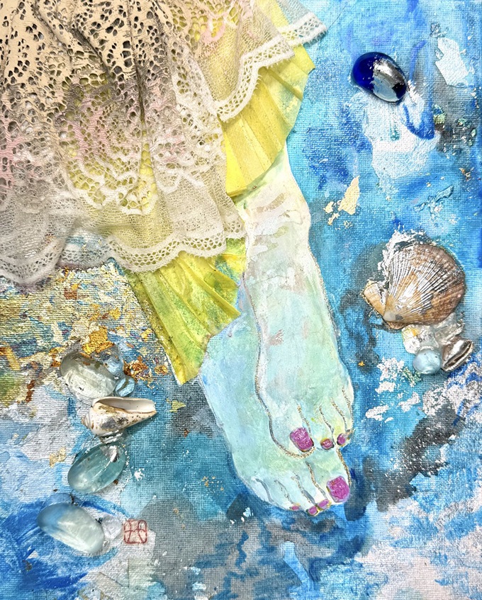 「夏の足音 アソビ」F3号