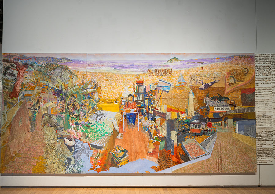 仲村 浩一《房総半島勝景奇覧/千葉海岸線砂旅行》
※第28回岡本太郎現代芸術賞 岡本太郎賞受賞作品