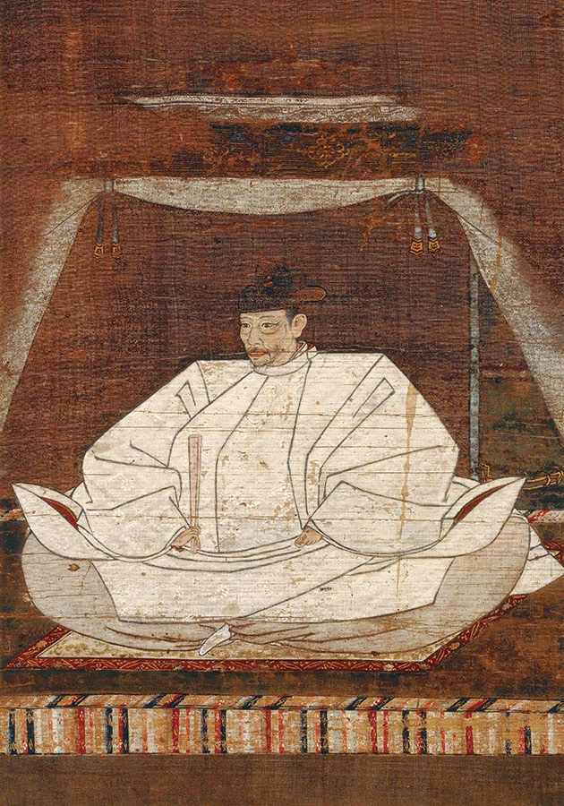 佐賀県重要文化財 豊臣秀吉像とよとみひでよしぞう
縦36.3㎝　横24.0㎝
佐賀県立名護屋城博物館