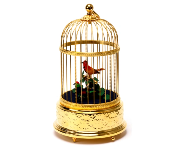 「REUGE（リュージュ）」シンギングバード
“Vorie’le de la Cour（ヴォリエール・デ・ラ・クール）”
（径16.5×高さ30cm）