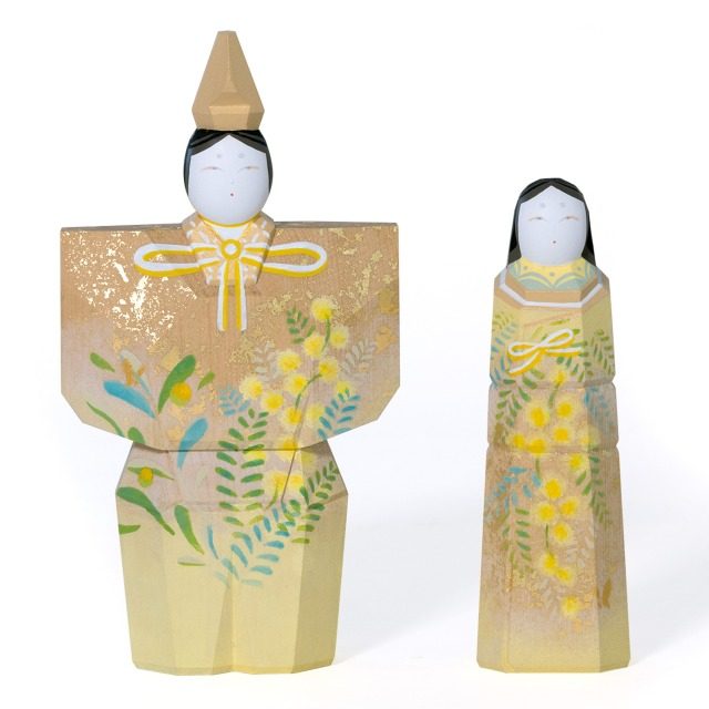 誠美堂工房　神泉作

立雛　花結び

高さ14.5cm　桧葉