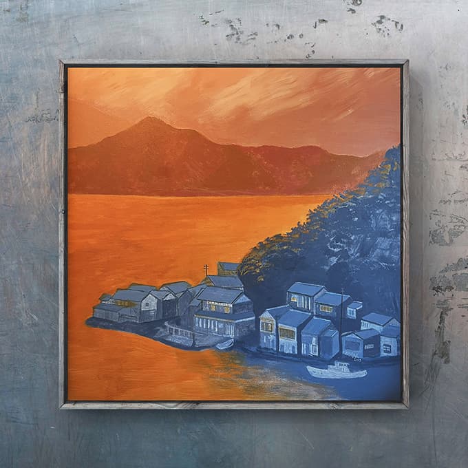 まどろみの朝 アクリル ボード 90cm×90cm