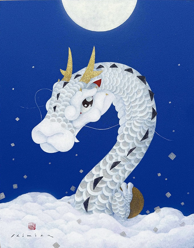 「月輪白龍図」6F