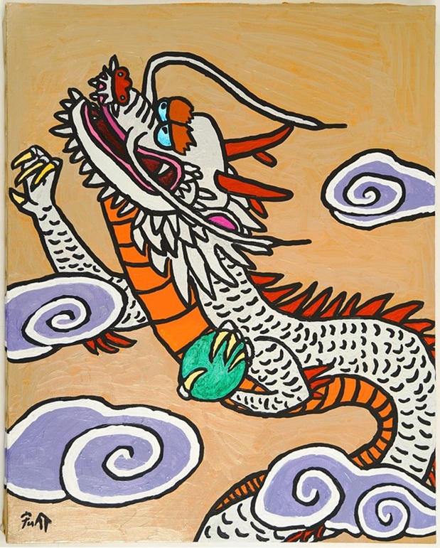 「のぼり龍」

ミクストメディア

F30

2025年