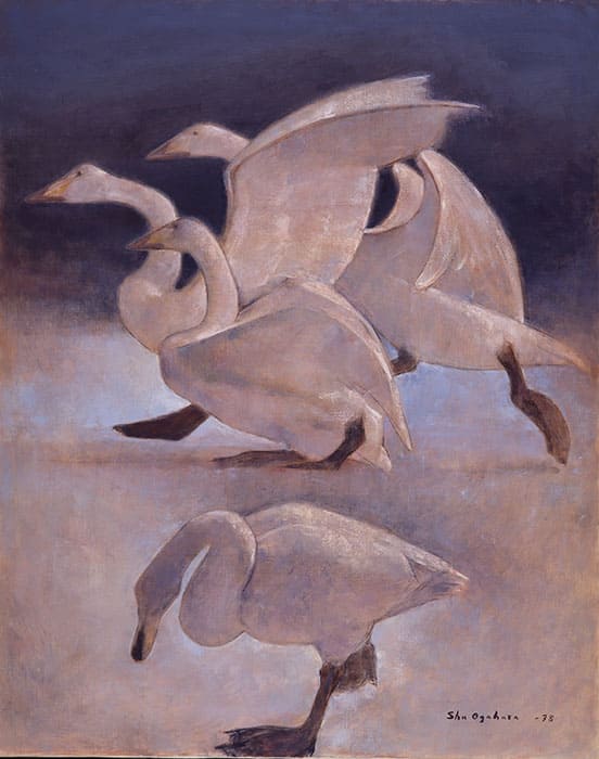 小川原脩 《大白鳥》1978年、小川原脩記念美術館蔵