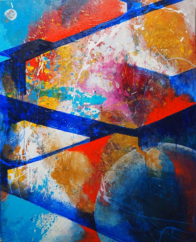 橋本絵里奈 「収納 隔-2」 91.0×72.7cm