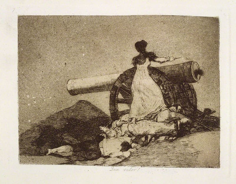 《7番 何と勇敢な！》1810-15年頃／1892年（第2版）エッチング、アクアチント、バーニッシャー、ドライポイント、ビュラン