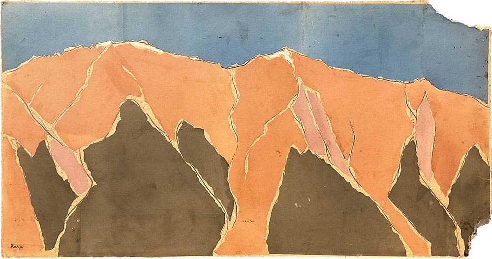 熊谷榧 千枚・悪沢・荒川岳(南)1957年