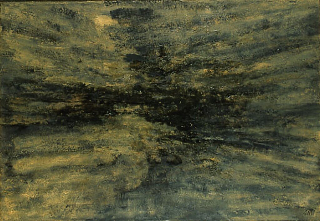 江見絹子 《作品5》 1962年 油彩、カンヴァス 神奈川県立近代美術館蔵