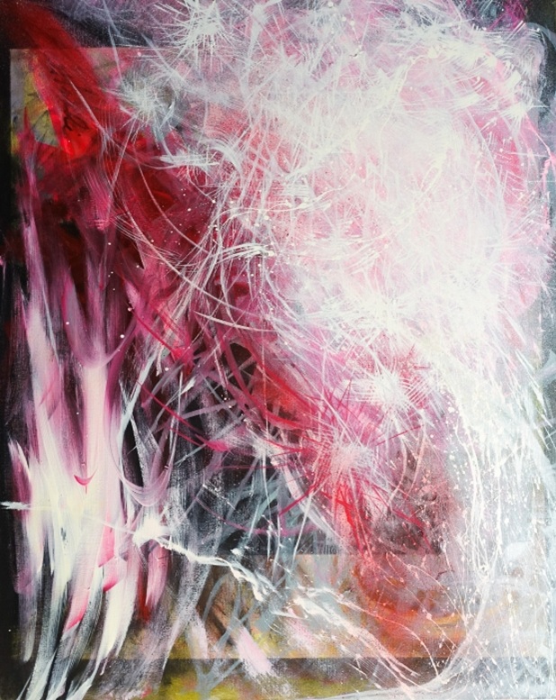 Untitled 2025年 91×73cm キャンバスにアクリル