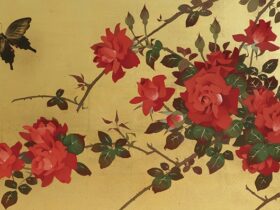 「赤のラプソディー」51×87.6cm