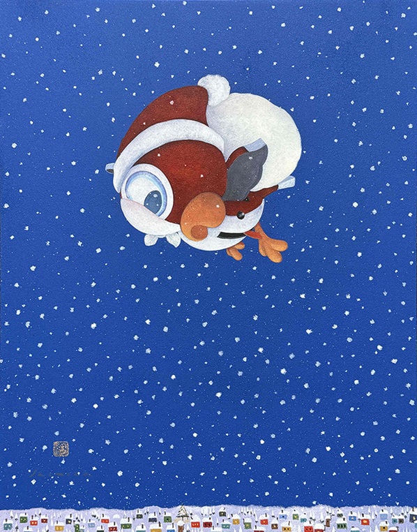 「聖夜舞利鳥図」6F