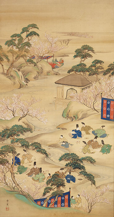 曲水宴図 鈴木其一筆 <後期展示>