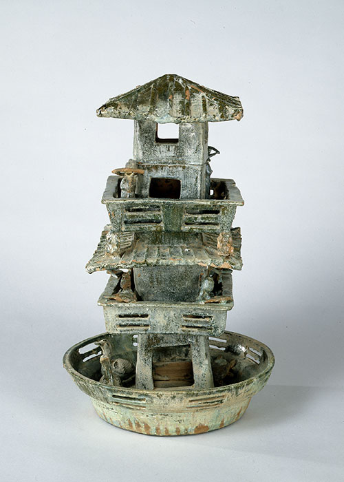 緑釉水榭 後漢時代1~2世紀