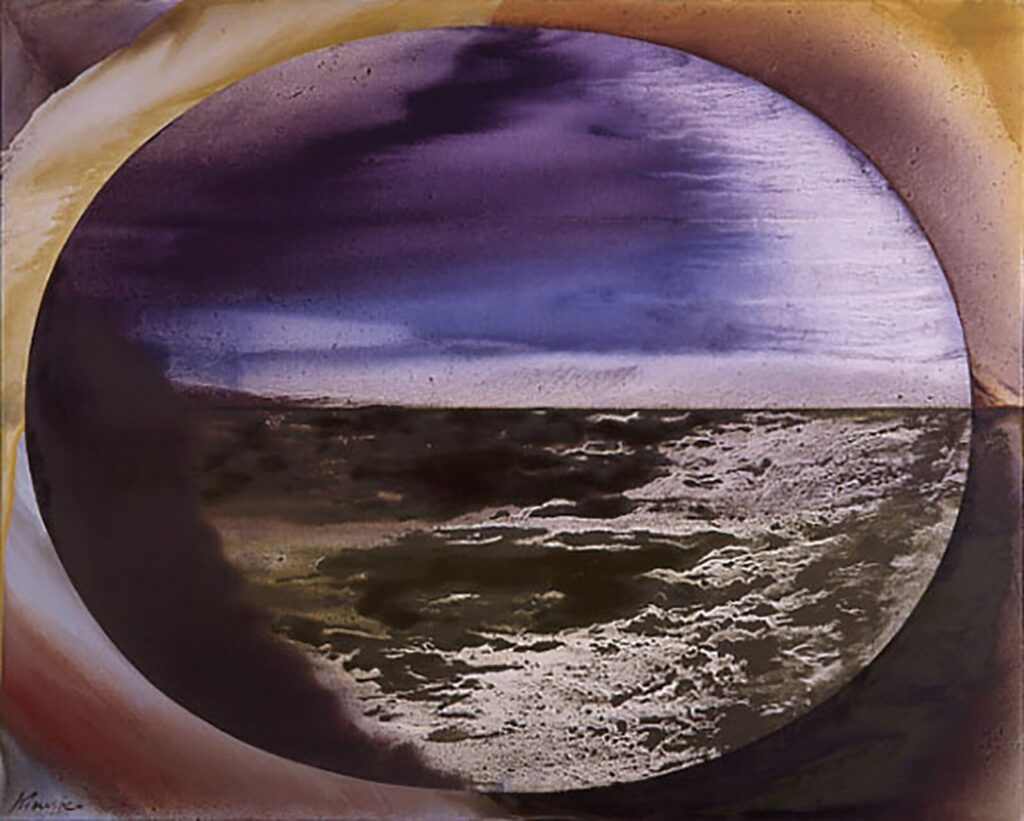 江見絹子 《萬象の海》 1979年 油彩、カンヴァス 神奈川県立近代美術館蔵