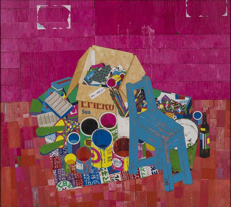 神田日勝 《画室C》 1967年、神田日勝記念美術館蔵