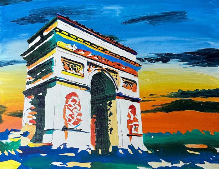 凱旋門

F6号

アクリル、ミクストメディア