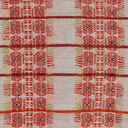 女子喪装用浮織布（台湾本島南部山地）