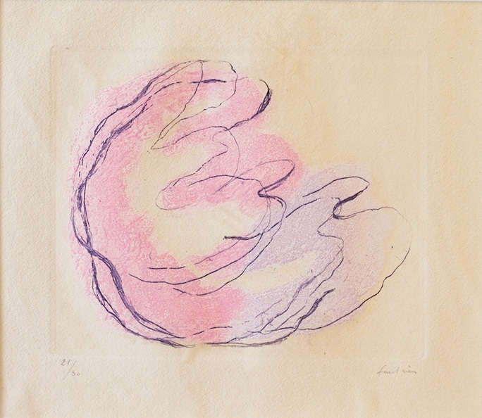 ジャン・フォートリエ　Jean Fautrier Sweet Baby　1949　エッチング、アクアチント　Etching and aquatint　Ed.21/50 