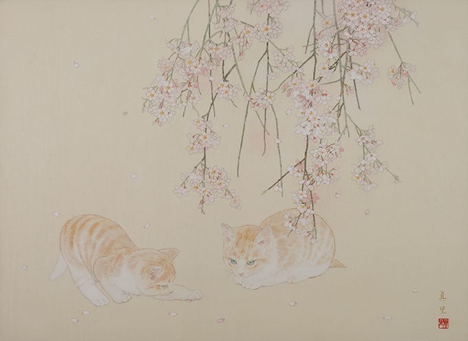 河本 真理「花びら」20号