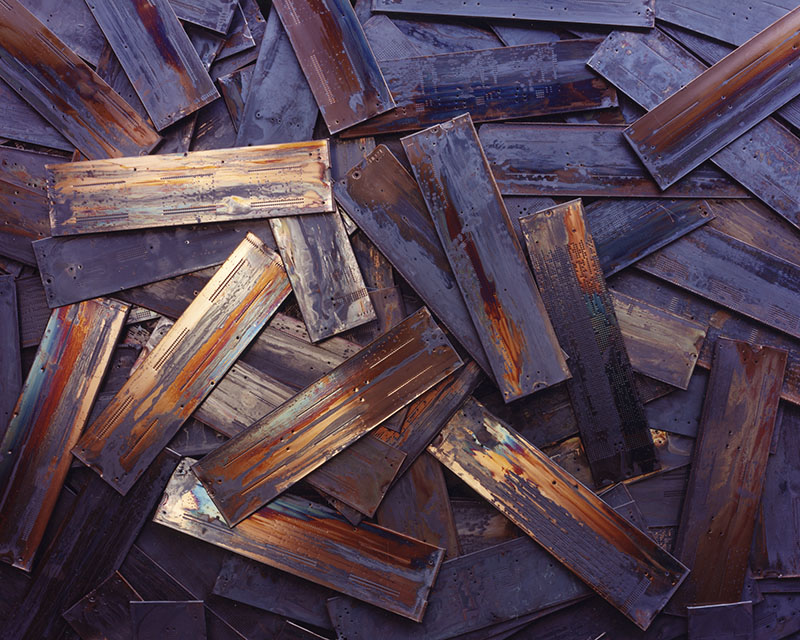 〈WASTE〉《長野県中野市 銅板》 photo©Eiji INA <通期展示>