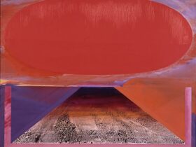 江見絹子 《FUDARAKU》 1980年 油彩、カンヴァス 神奈川県立近代美術館蔵