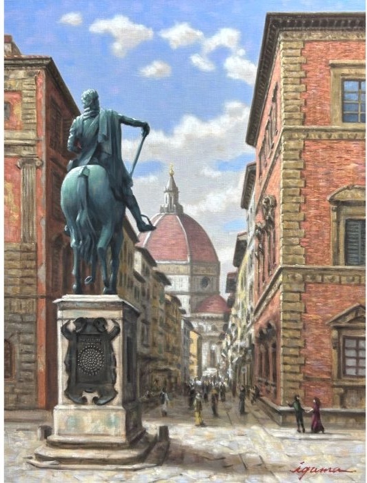 約束の場所（フィレンツェ／サンティッシマ・アンヌンツィアータ広場）

 

油彩

H60.6×W45.5cm［P12］