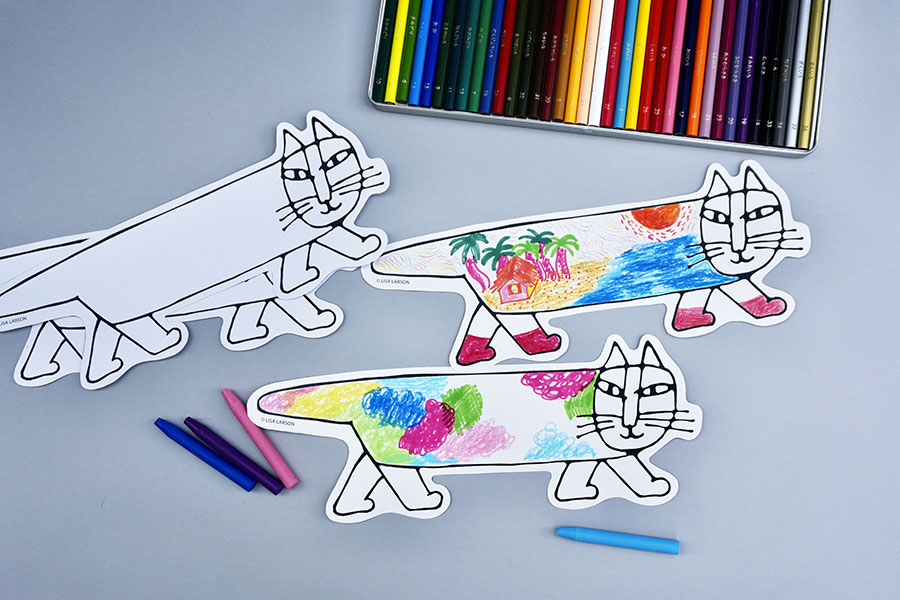 マイキーのぬり絵　参考写真　© LISA LARSON