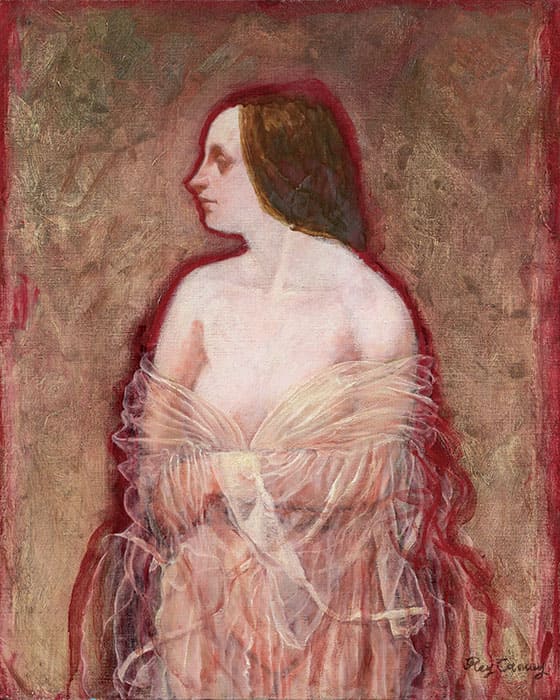 《白い人》1980年　ひろしま美術館蔵