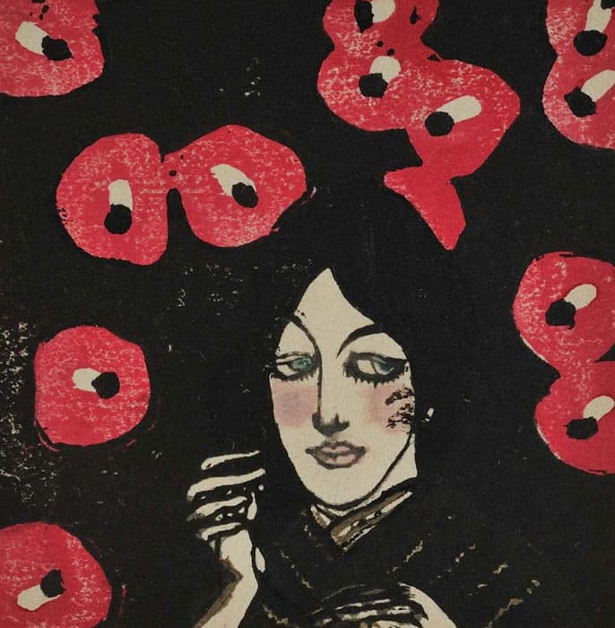 恩地孝四郎 《失題》 1913年 京都国立近代美術館