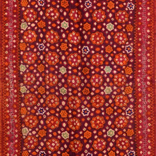 絞染肩掛け（インドネシア　スマトラ島　パレンバン）