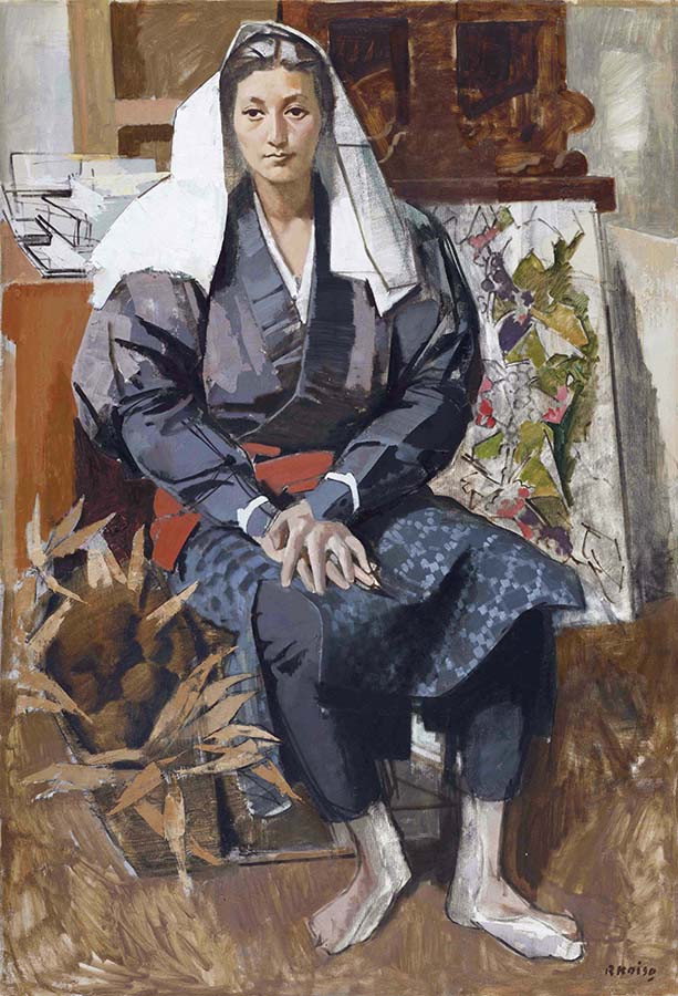 小磯良平《大原女》 制作年不詳 神戸市立小磯記念美術館蔵