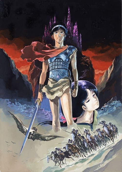 『ネオ・ヒロイック・ファンタジア アリオン』宣伝ポスター用イラスト原画 ©安彦良和・THMS