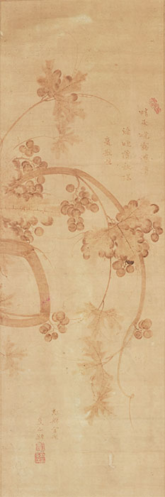 朴秉洙「葡萄図」個人蔵