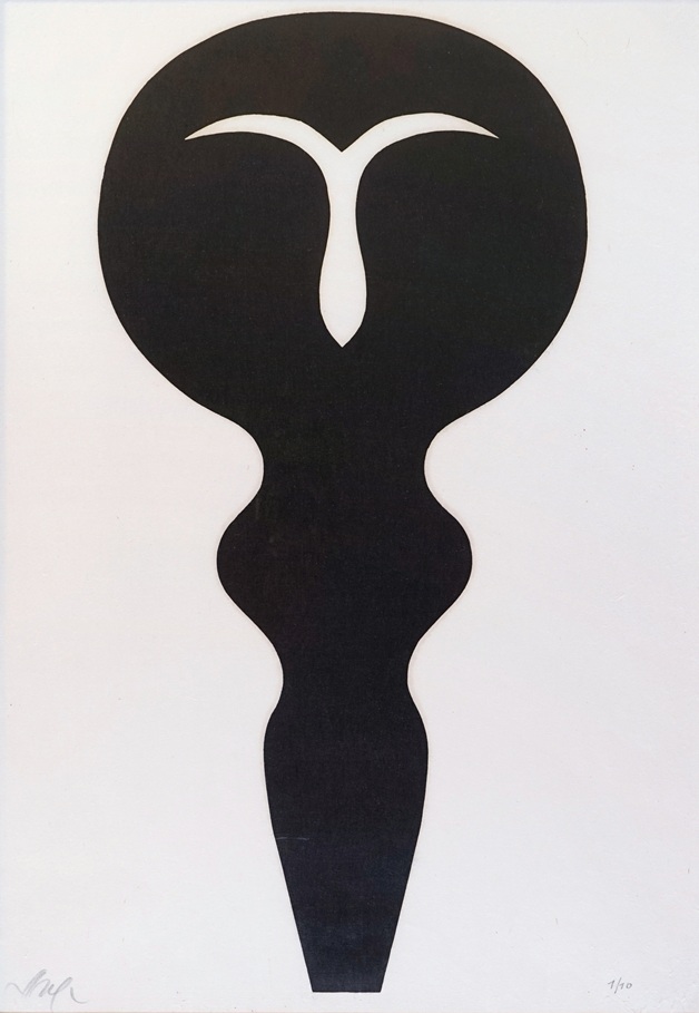 ジャン・アルプ　Jean Arp Idol, from La Magie Quotidienne　1961　木版画　Woodblock print