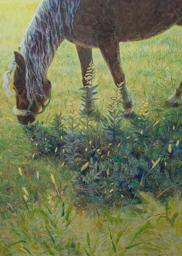 亀田 砂絵子

「憩 う」

Ｐ12号