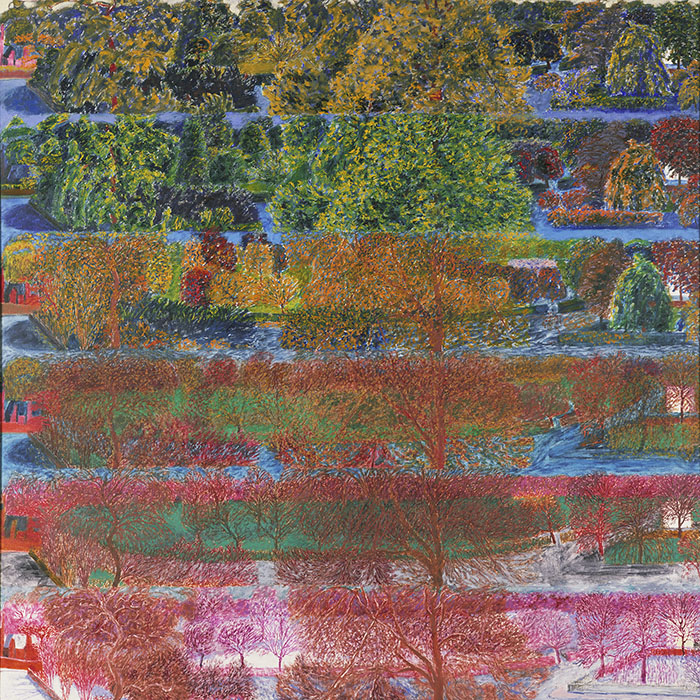 《グロスター・ゲート（リージェンツ・パーク）、夏、秋、冬》1982、東京都現代美術館蔵
© Adrian Berg. All rights reserved, DACS & JASPAR 2025 E5930