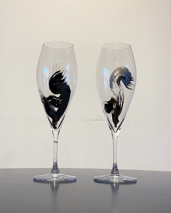 「泡沫」直径6.5×17cm（2個）