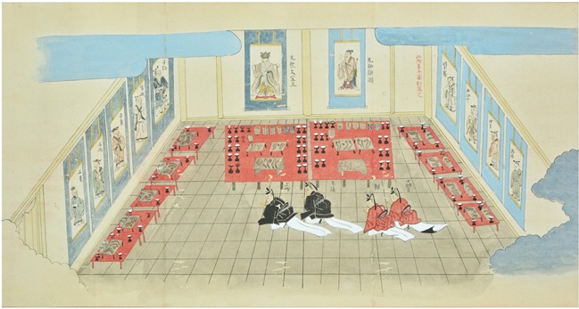 「釋奠之図」（個人蔵）